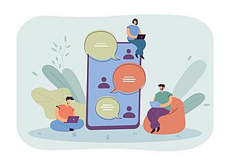 Chat-based employee counselling
